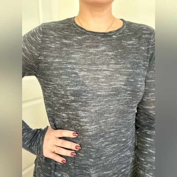 Zara Side Slit Long Sleeve Tunic Top - Picture 7 of 12